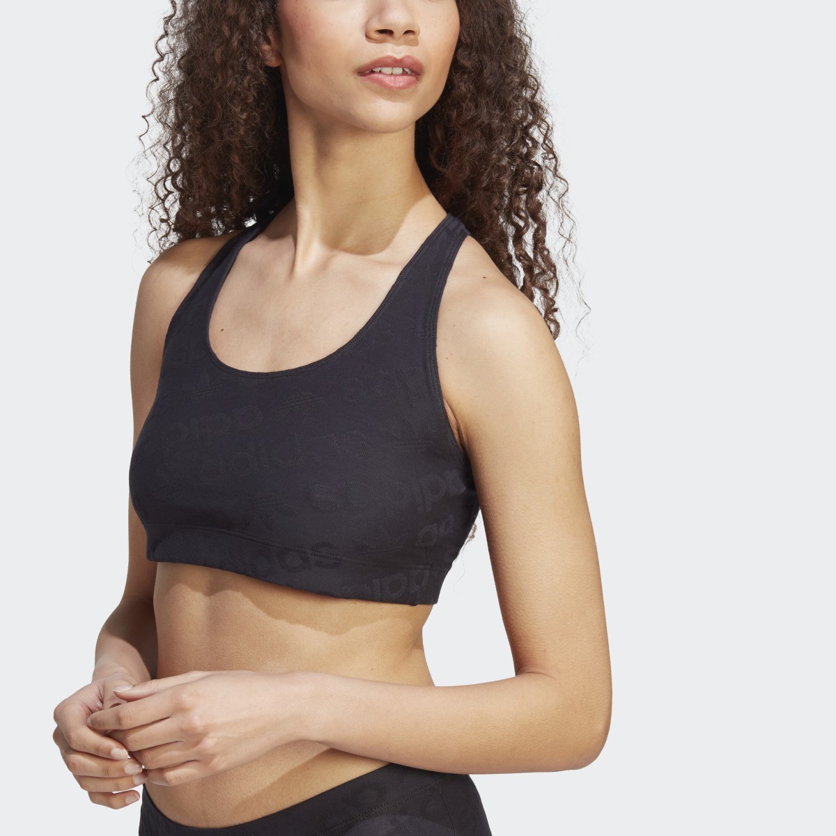 Adidas Terrot Flex Cotton Racerback Bralette. 8