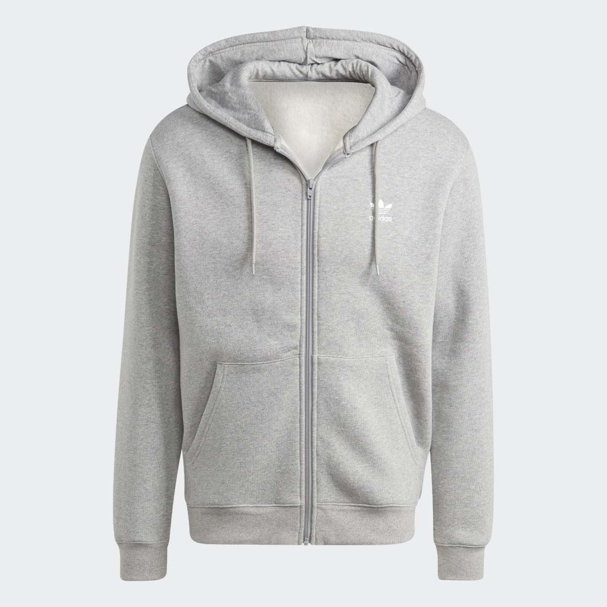 Adidas Veste à capuche entièrement zippée Trèfle Essentials. 5