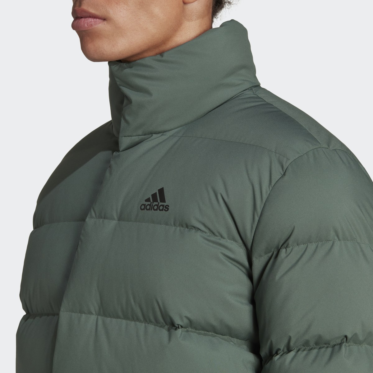 Adidas Helionic Mid-Length Down Jacket. 8
