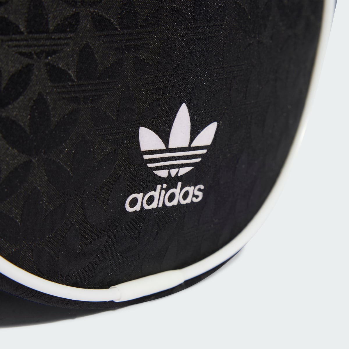 Adidas Trefoil Monogram Jacquard Round Bag. 4