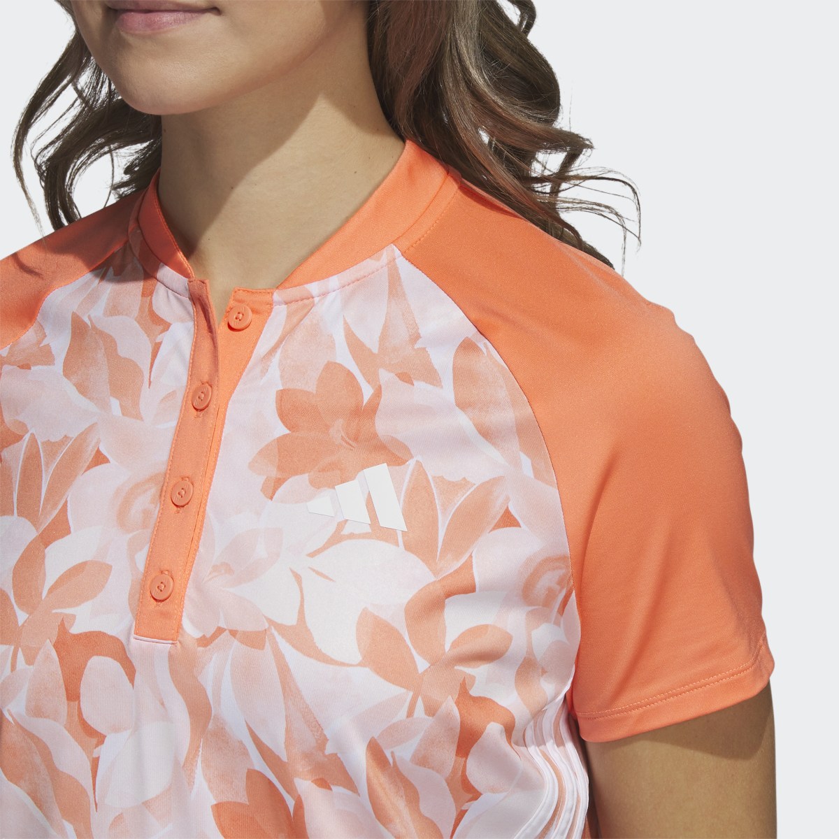 Adidas Women's Floral Golf Polo Shirt. 11