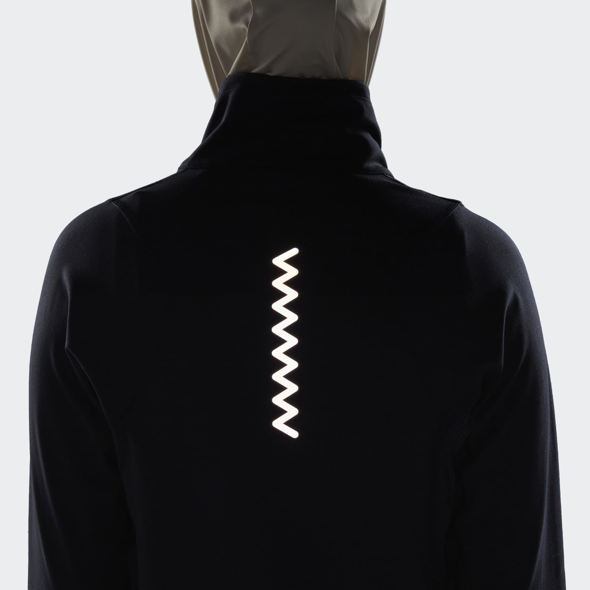 Adidas Run Fast Half-Zip Long Sleeve Sweatshirt. 8