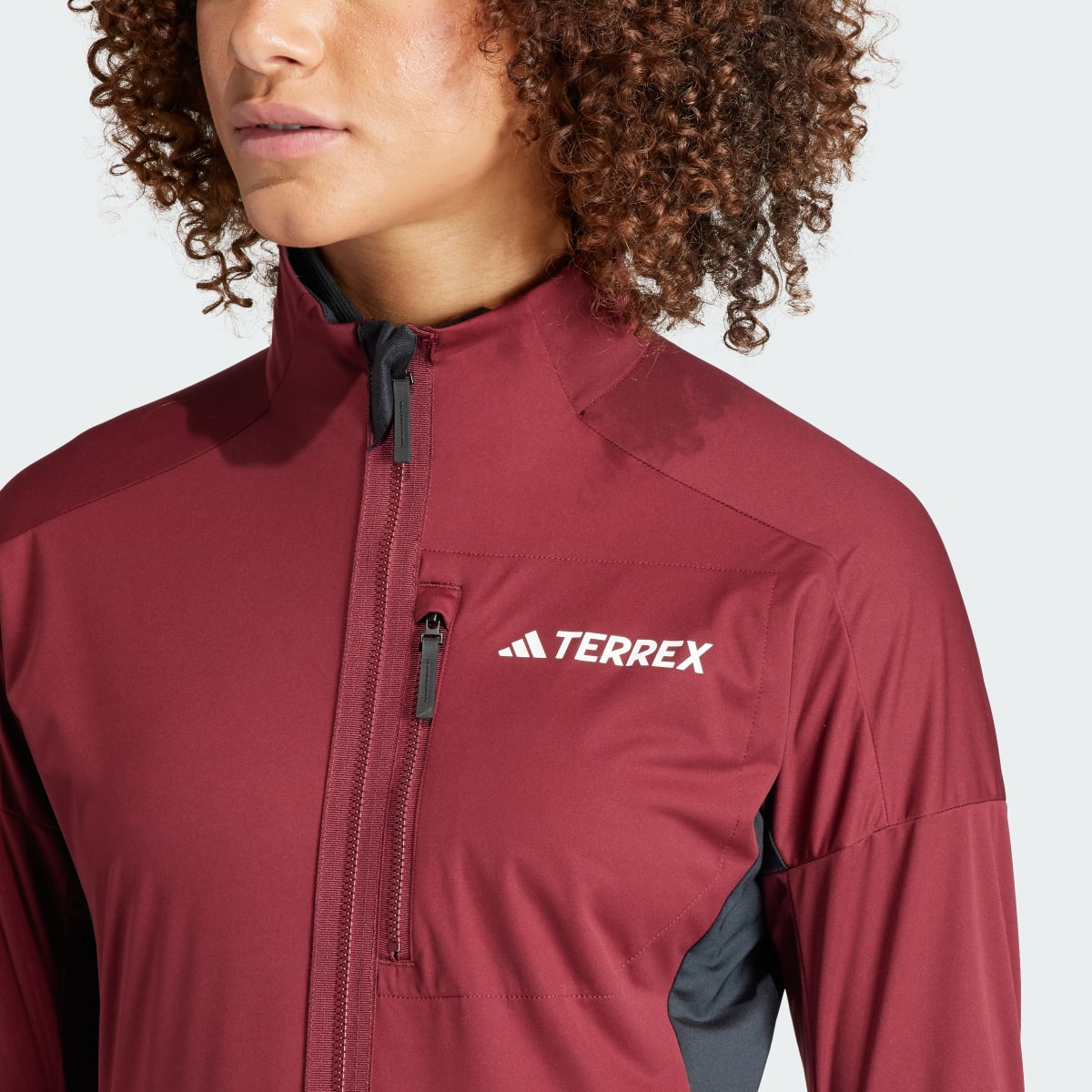 Adidas Terrex Xperior Cross Country Ski Soft Shell Jacke. 8