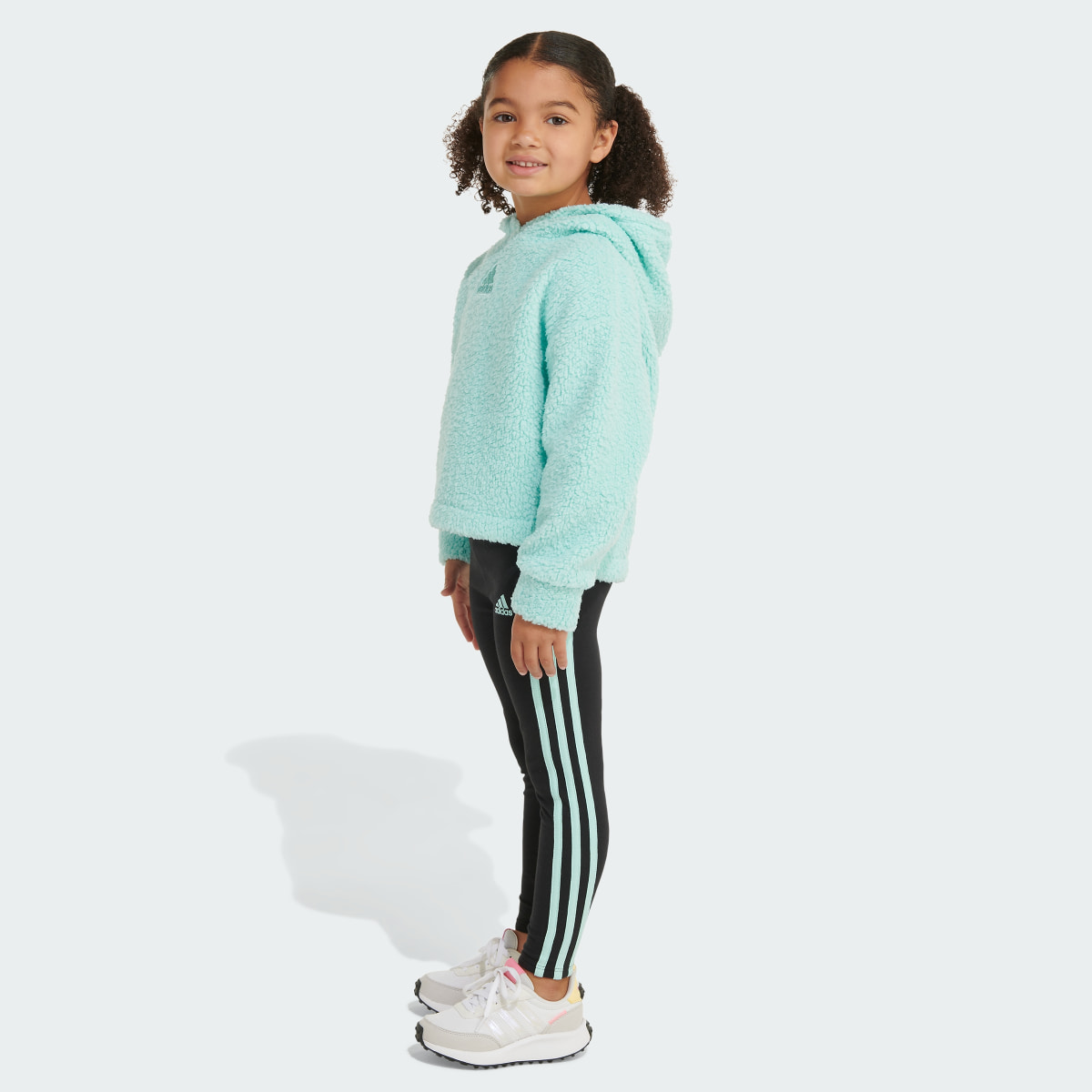 Adidas Two-Piece Hoodie & Legging Set. 6