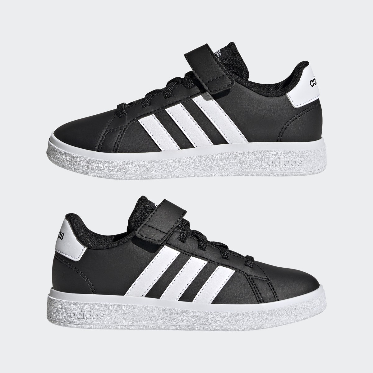 Adidas Grand Court Court Elastic Lace and Top Strap Schuh. 8