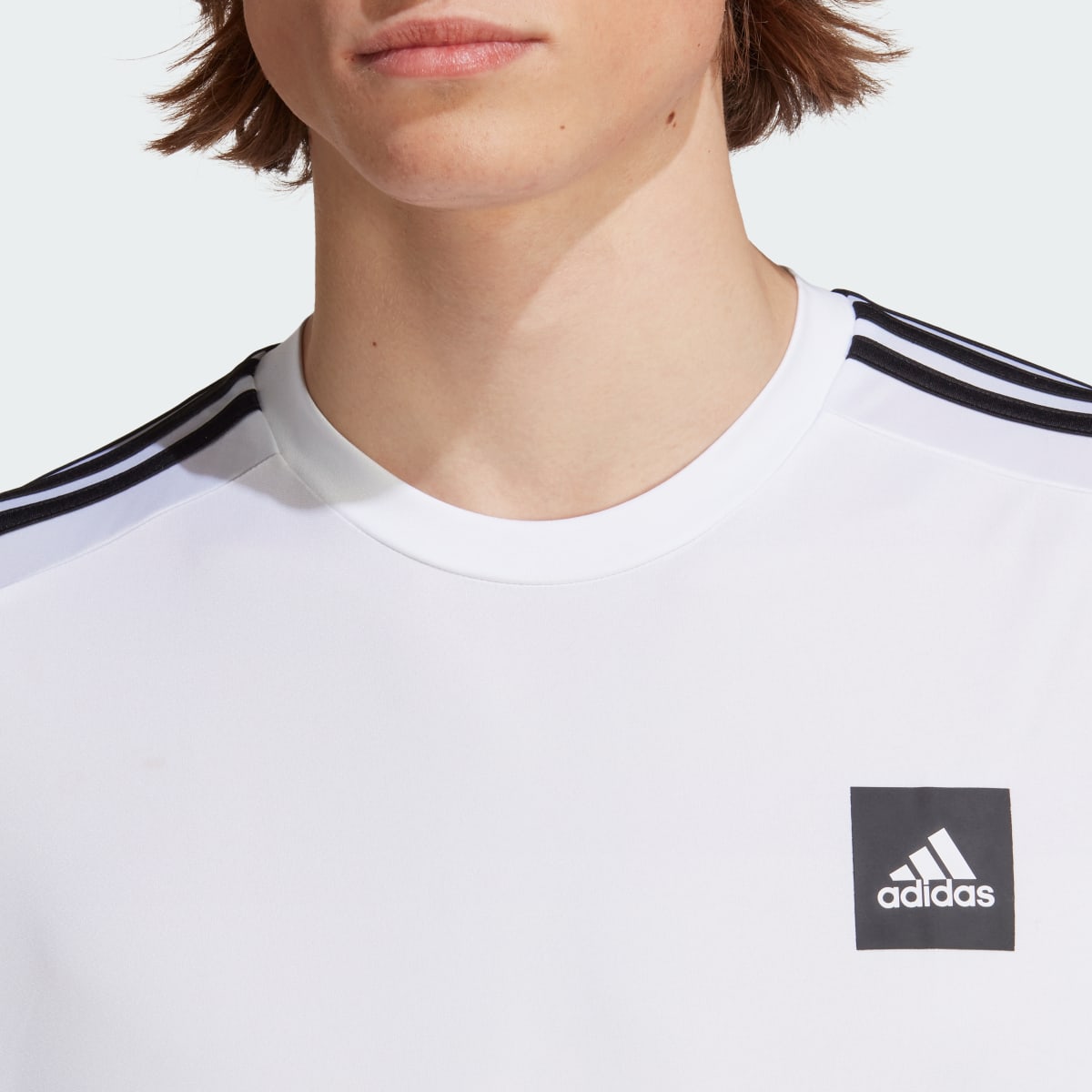 Adidas Football-Inspired Regular Fit T-Shirt. 6