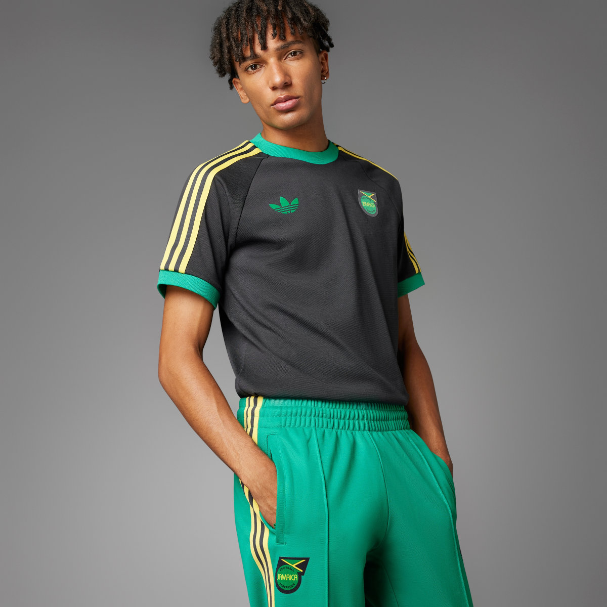Adidas Calças Beckenbauer da Jamaica. 4