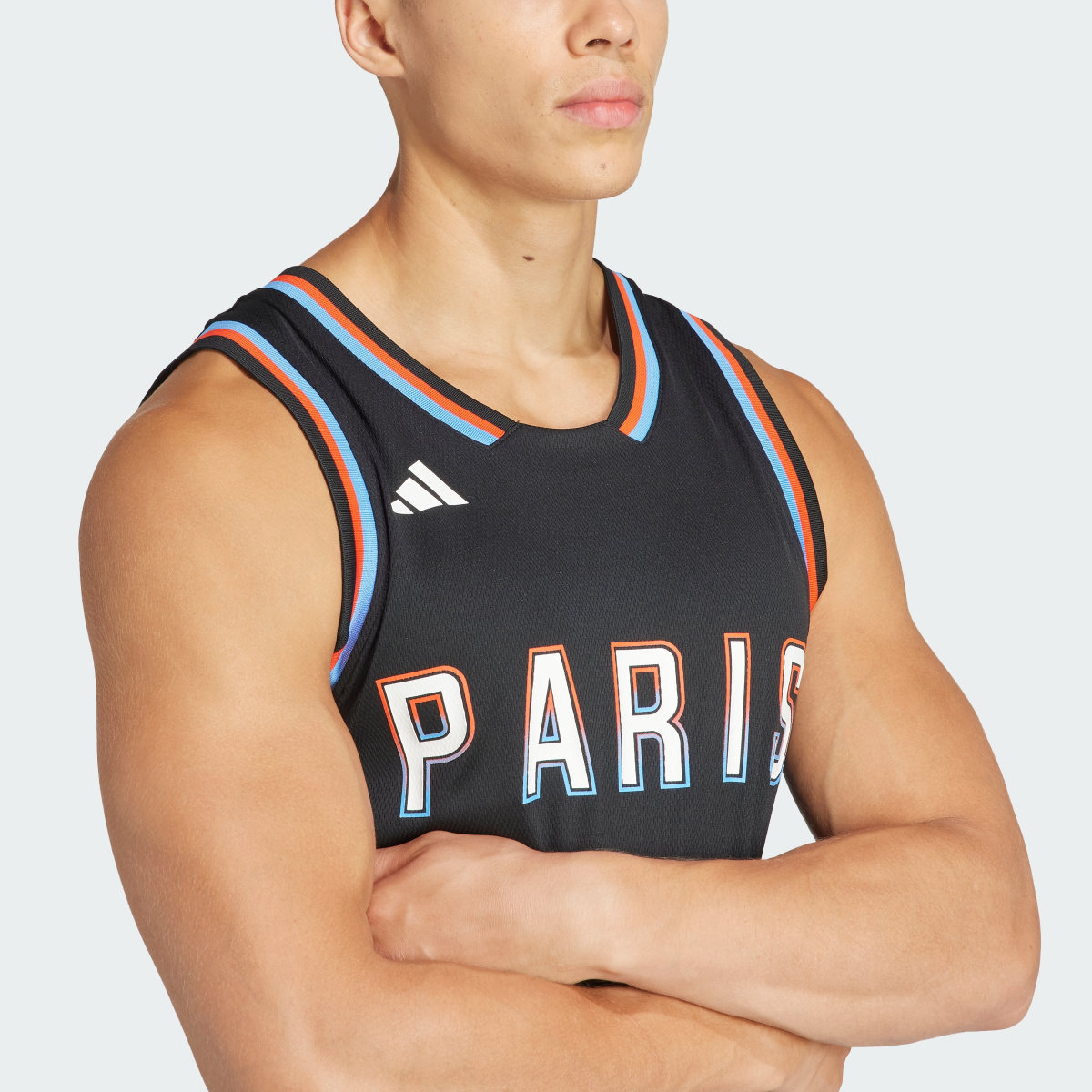 Adidas Paris Basketball AEROREADY Jersey. 6