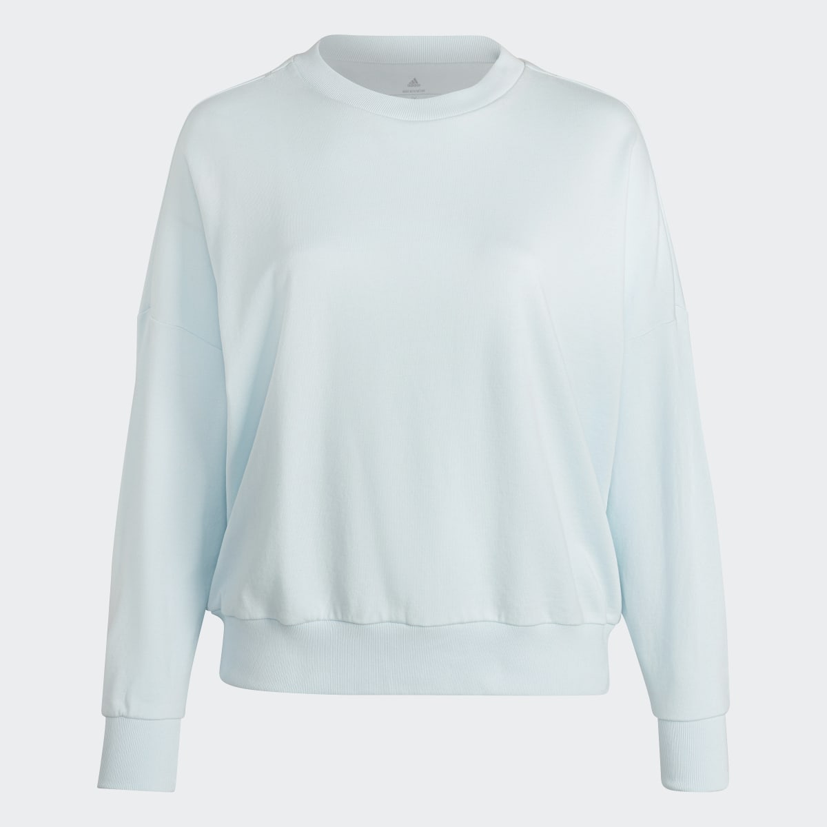 Adidas Studio Lounge Loose Sweatshirt (Plus Size). 5