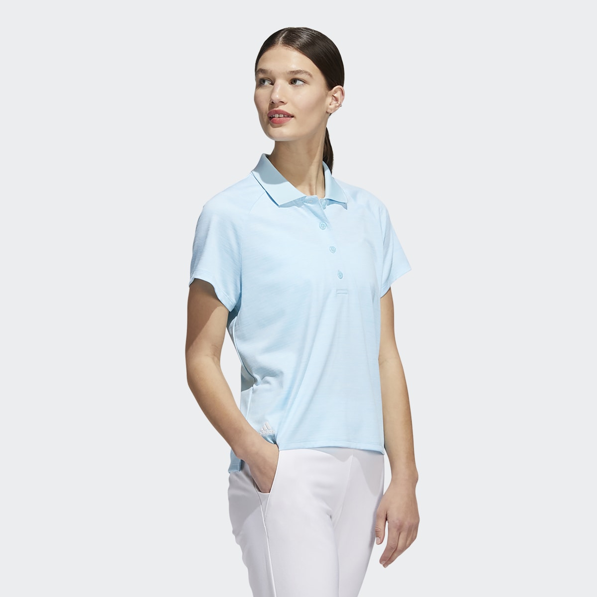 Adidas Mélange Polo Shirt. 4