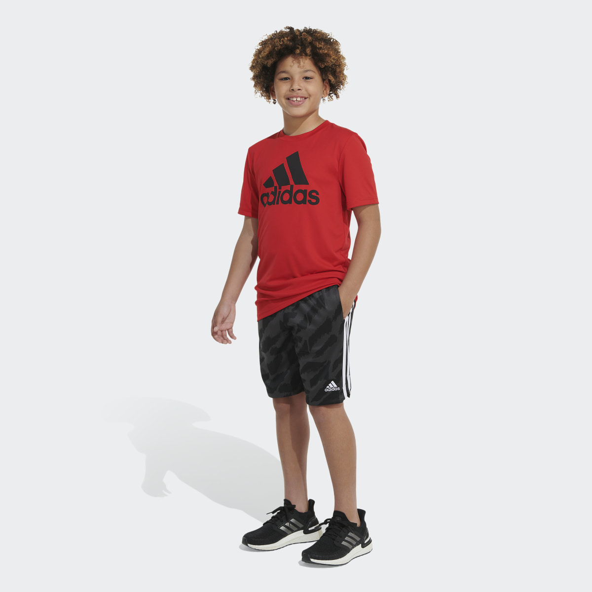 Adidas AEROREADY® Elastic Waistband All Over Print Soccer Celebration Shorts. 5