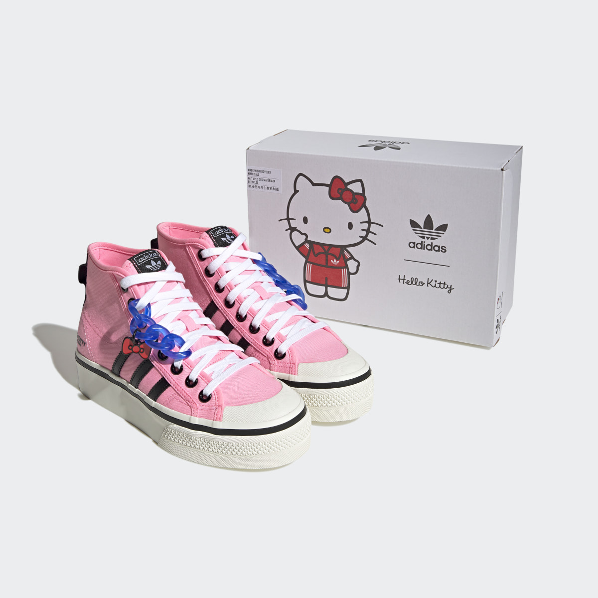 Adidas Nizza Platform Mid Shoes. 10