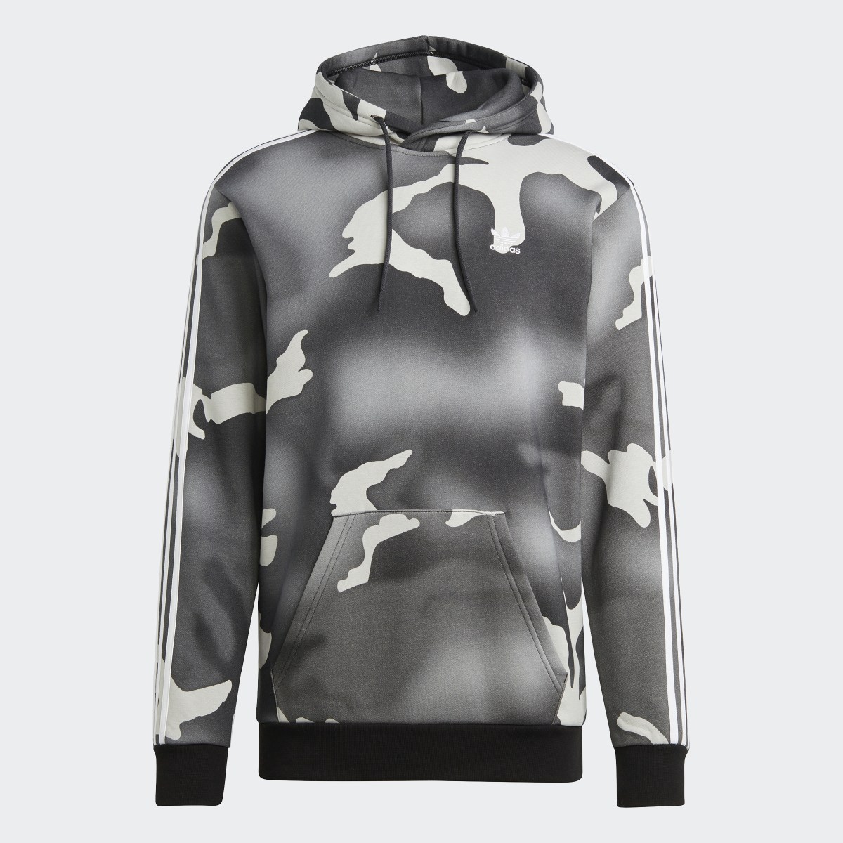 Adidas Sweat-shirt à capuche graphique à imprimé camouflage intégral. 5