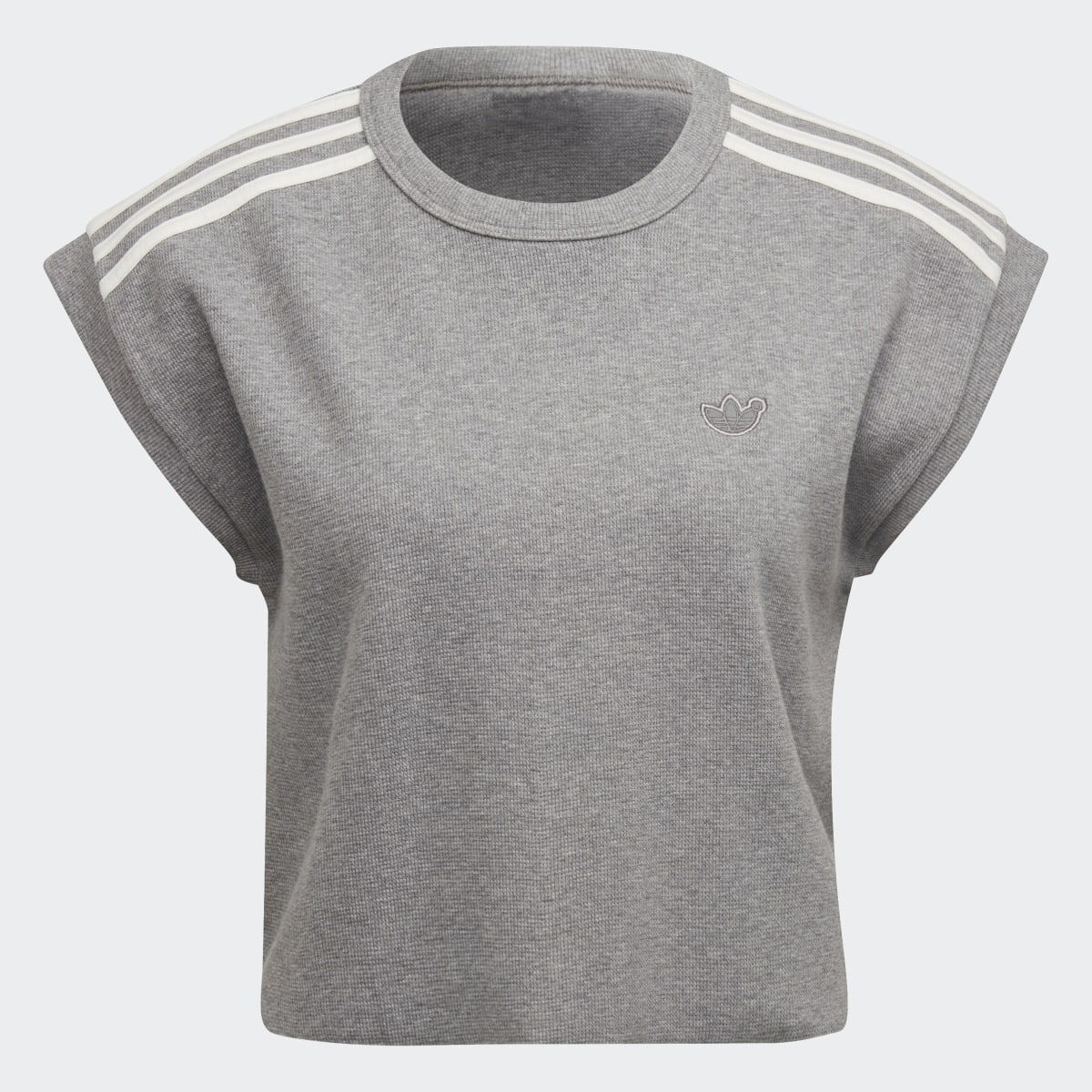 Adidas Blue Version Waffle Crop Tee. 10