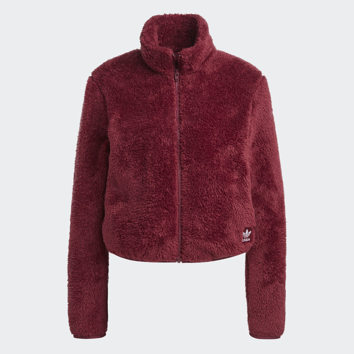 Adidas Essentials+ Fluffy Teddy Slim Zip Top. 5