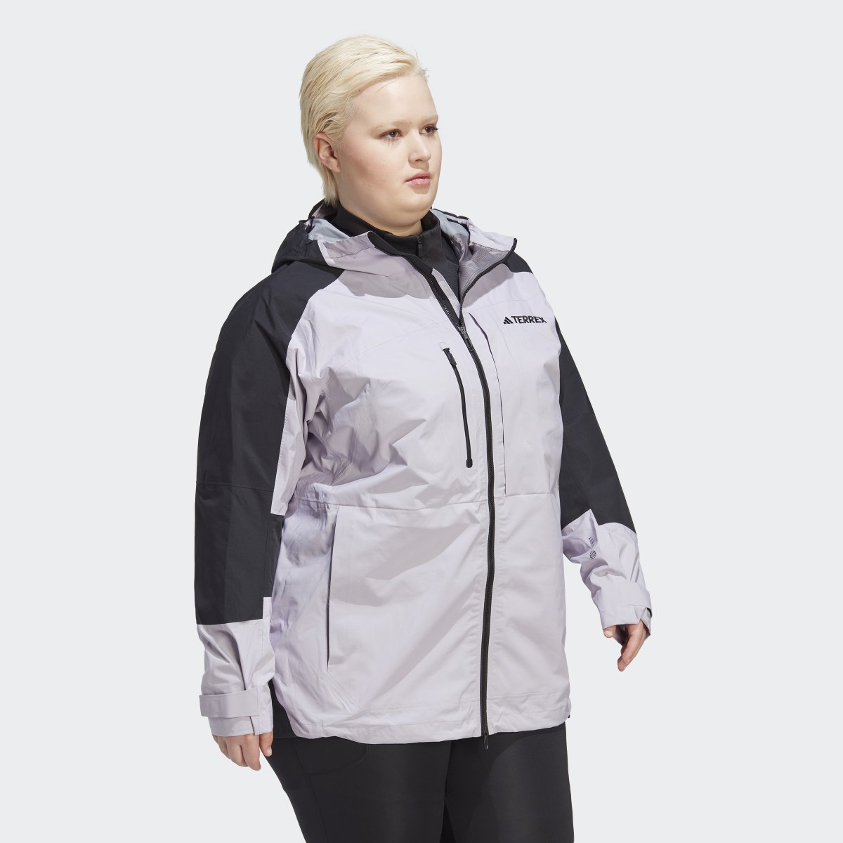 Adidas TERREX Xploric RAIN.RDY Hiking Jacket (Plus Size). 4