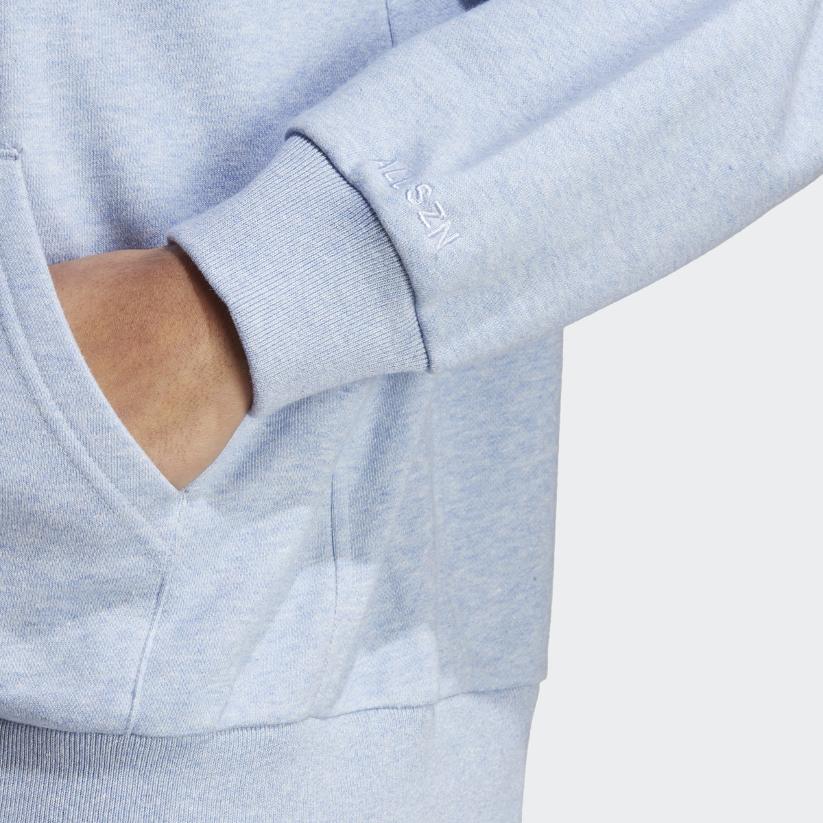 Adidas Veste à capuche en molleton zippée oversize All SZN. 7