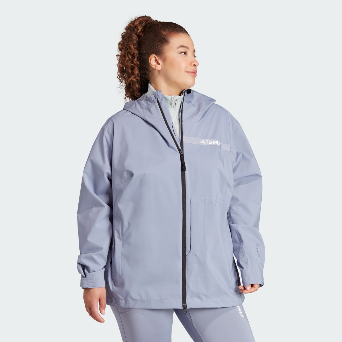 Adidas Chaqueta impermeable Terrex Multi RAIN.RDY 2.5-Layer (Tallas grandes). 5