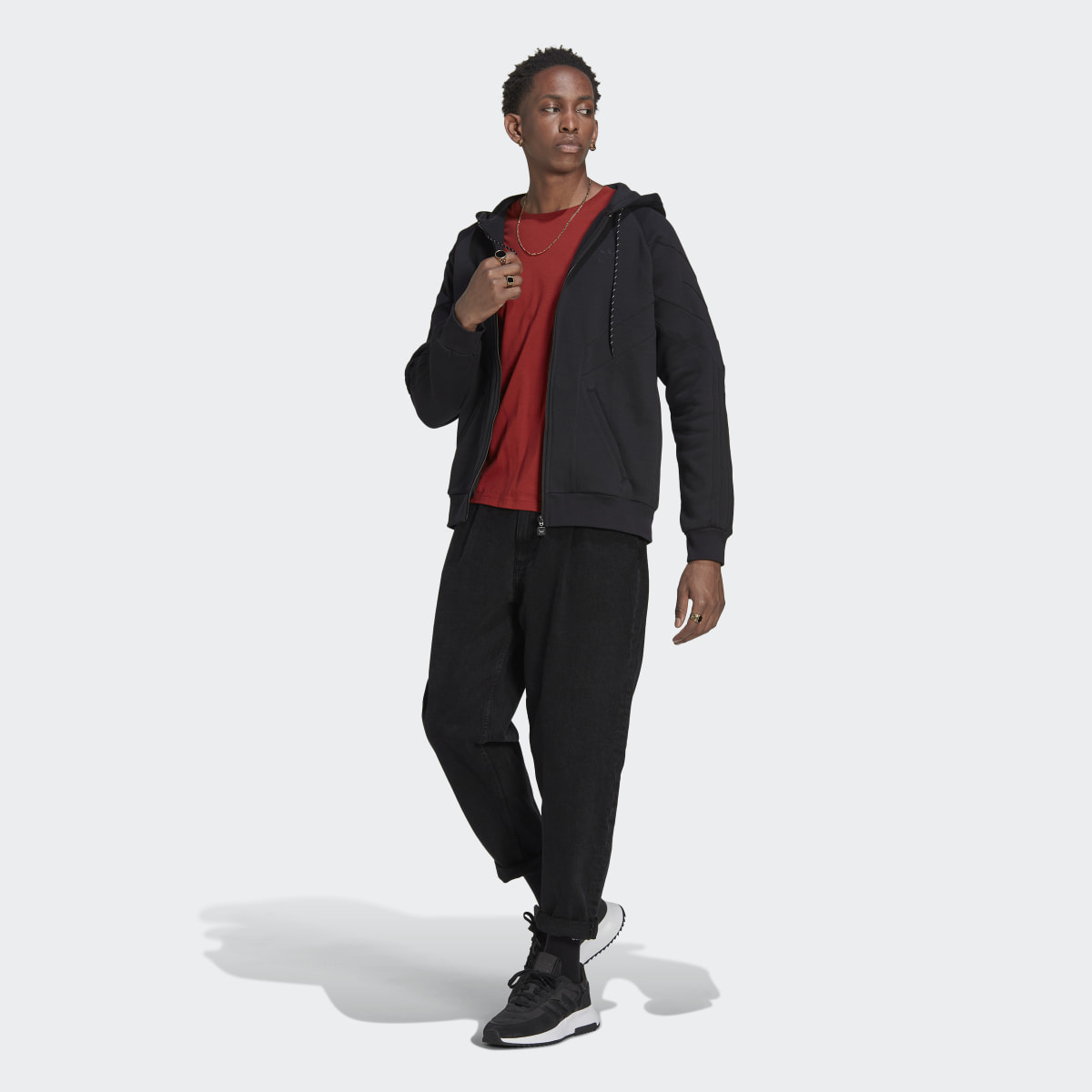 Adidas Veste à capuche entièrement zippée adidas Rekive. 4