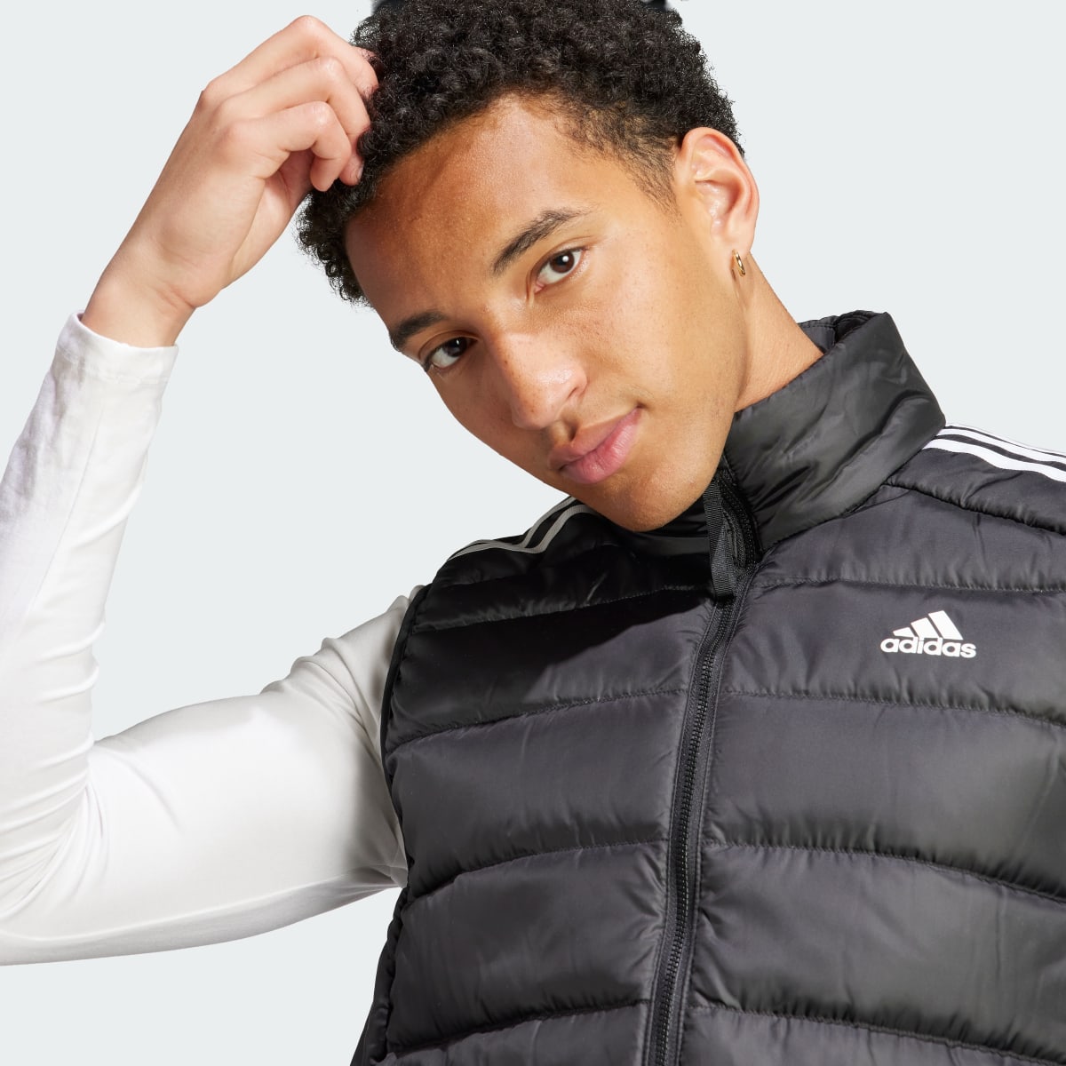 Adidas Essentials 3-Stripes Light Down Vest. 6
