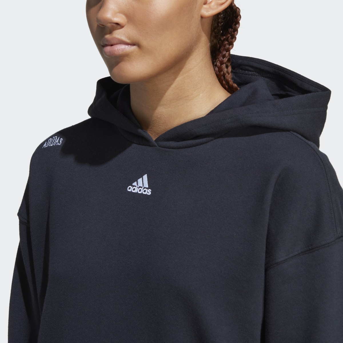 Adidas Sweat-shirt à capuche décontracté avec graphismes inspirés de la lithothérapie. 8