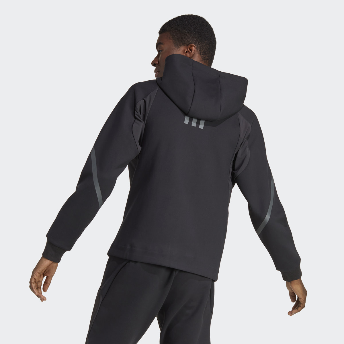 Adidas Veste de survêtement entièrement zippée Designed 4 Gameday Premium. 4