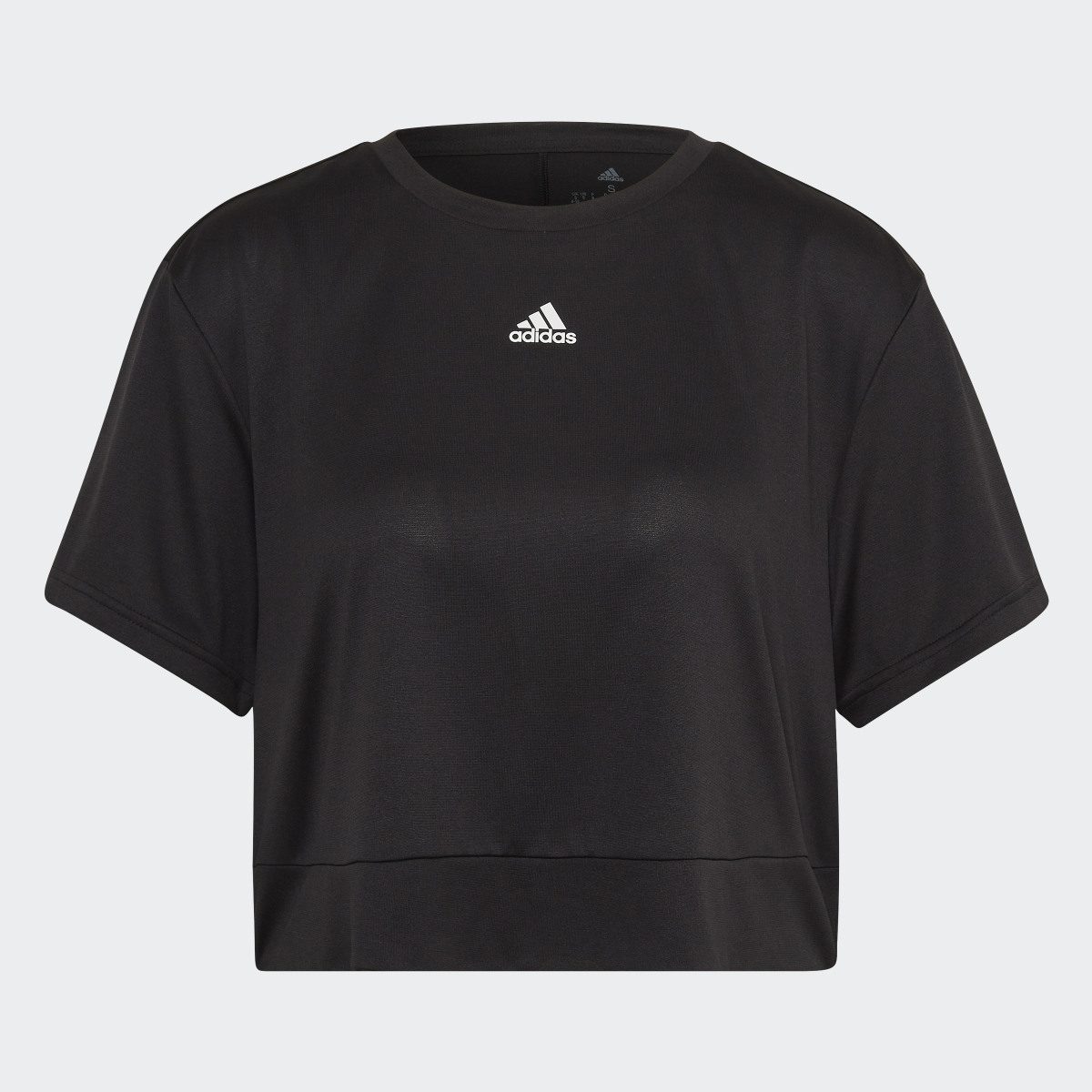 Adidas AEROREADY Studio Loose Crop T-Shirt. 6