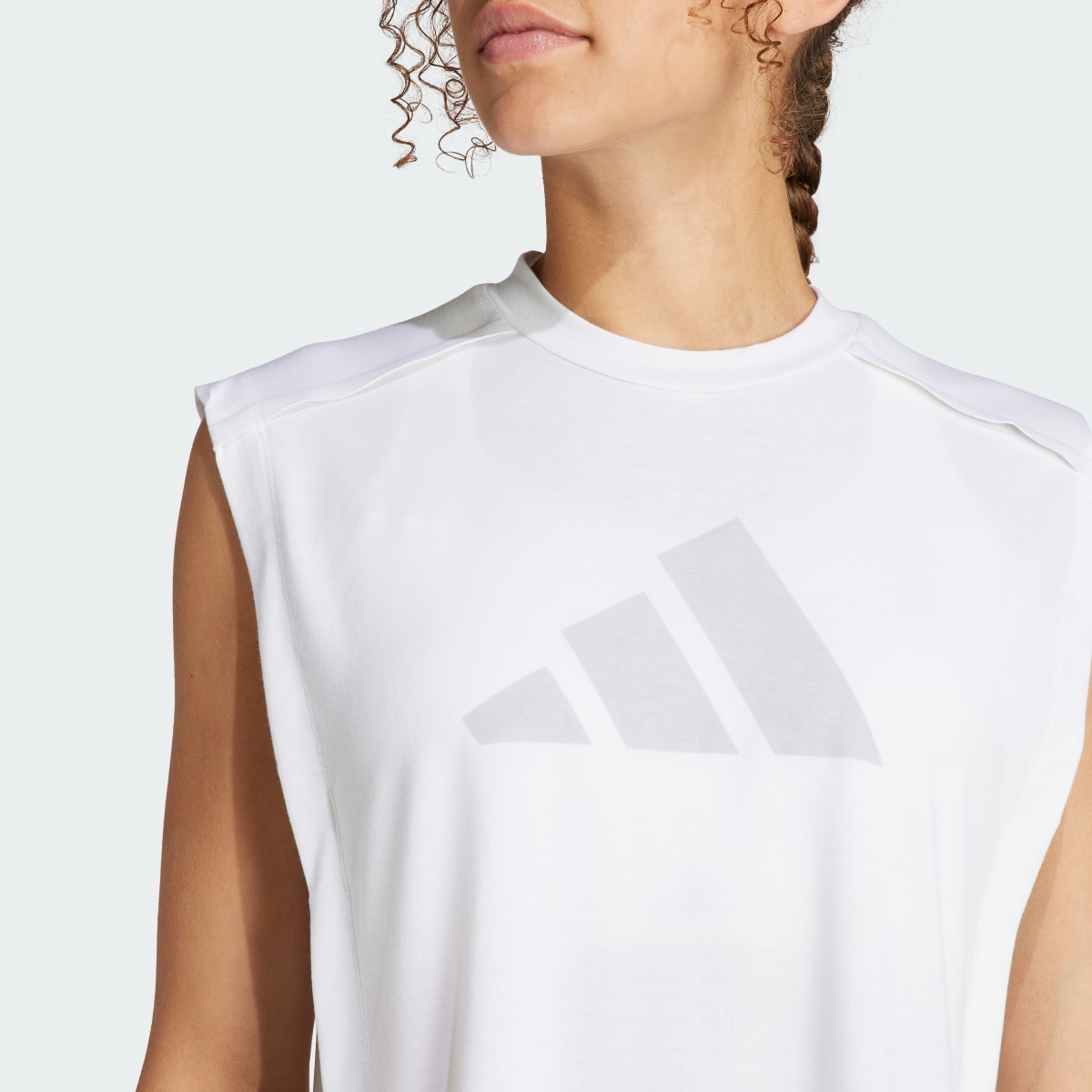 Adidas Playera Sin Mangas Power Performance Big Logo. 6