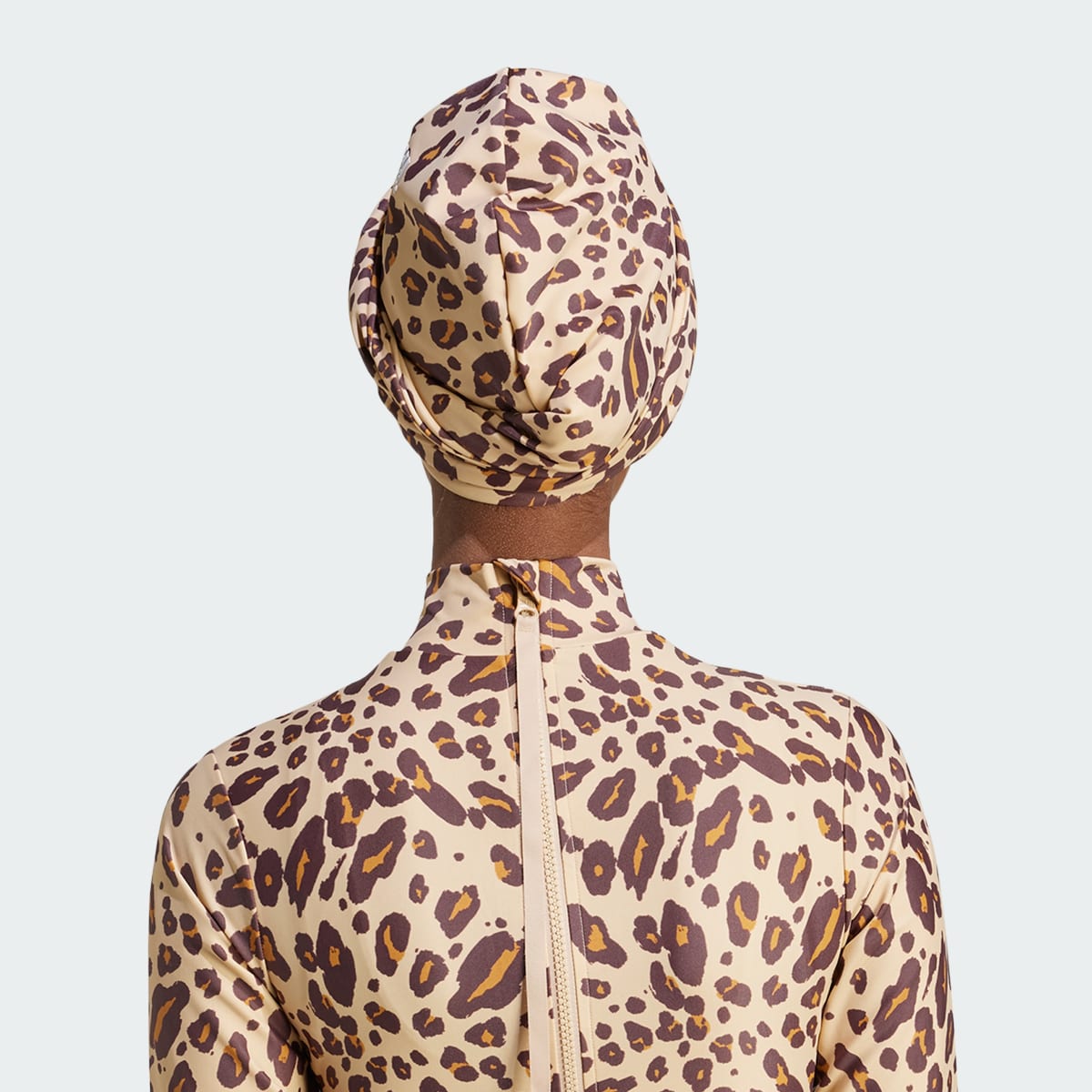 Adidas Solid / Animal-Print Reversible Turban. 4