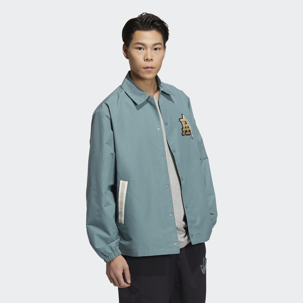 Adidas Modern Collegiate Coach Jacket. 4