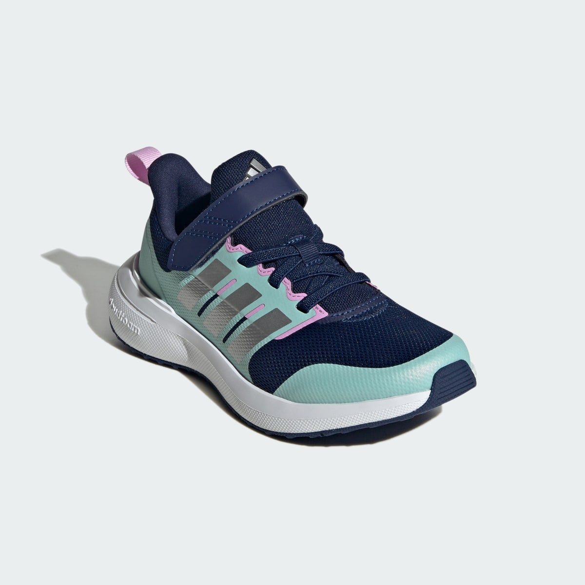 Adidas Chaussure à lacets élastiques et scratch FortaRun 2.0 Cloudfoam. 5