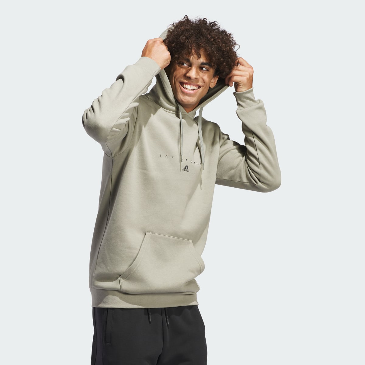 Adidas LA Graphic Hoodie. 4