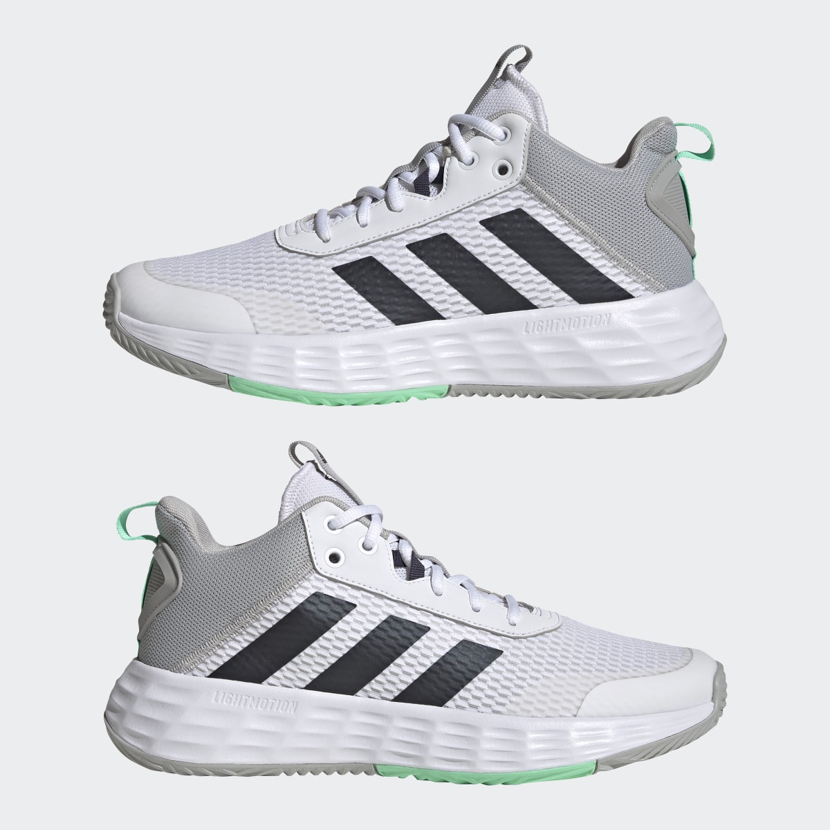 Adidas OwnTheGame 2.0 Lightmotion Sport Basketball Mid Shoes. 8