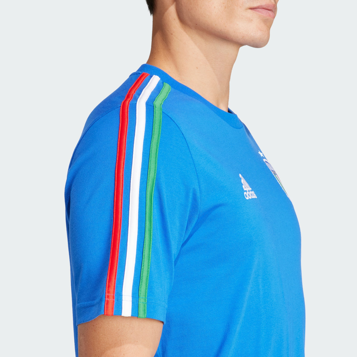 Adidas Italy DNA 3-Stripes T-Shirt. 8