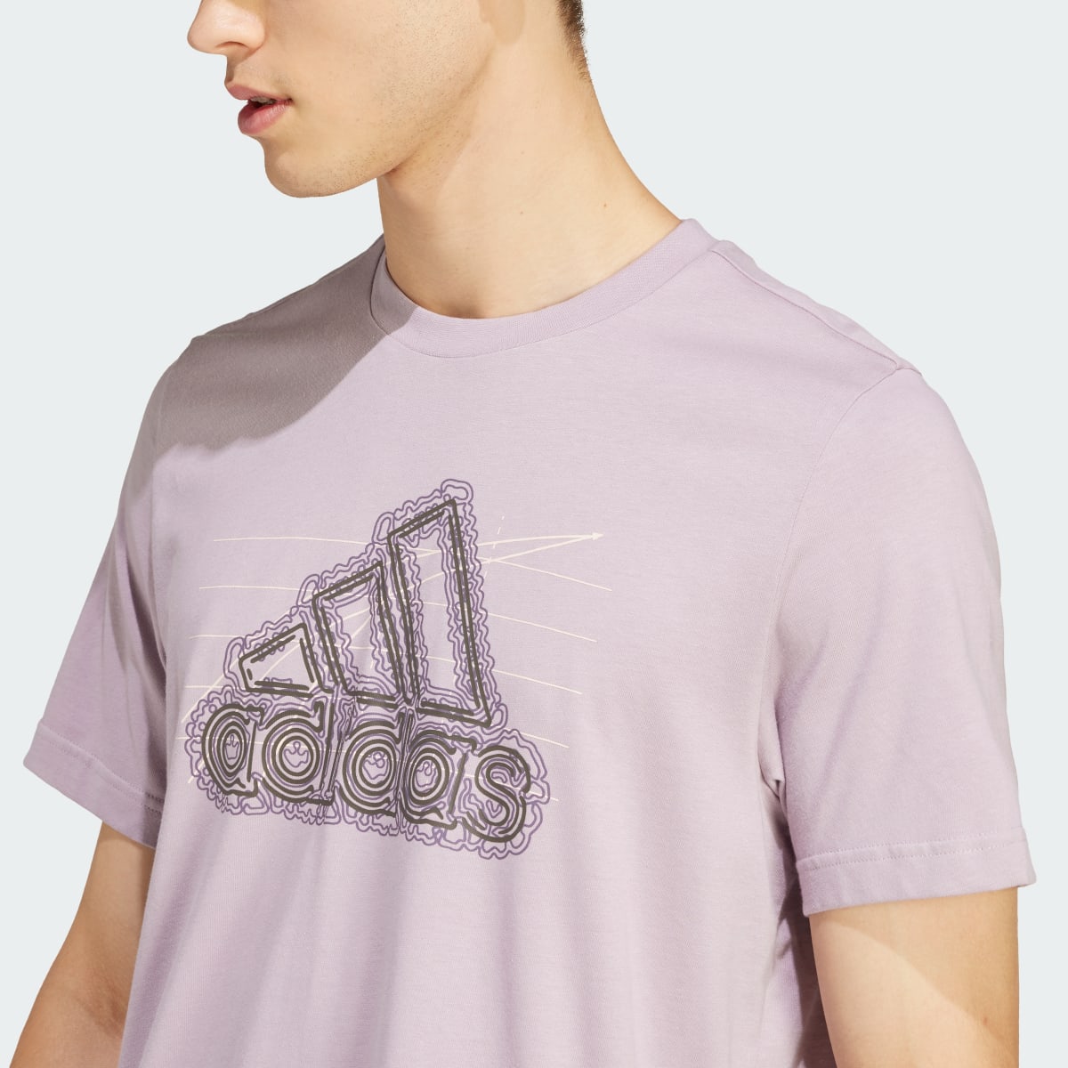 Adidas Growth Badge Graphic T-Shirt. 6