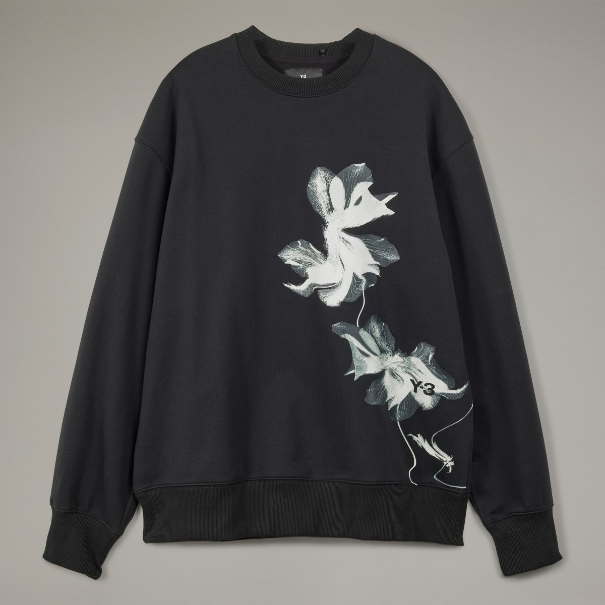 Adidas Y-3 Graphic French Terry Crew Sweatshirt. 5