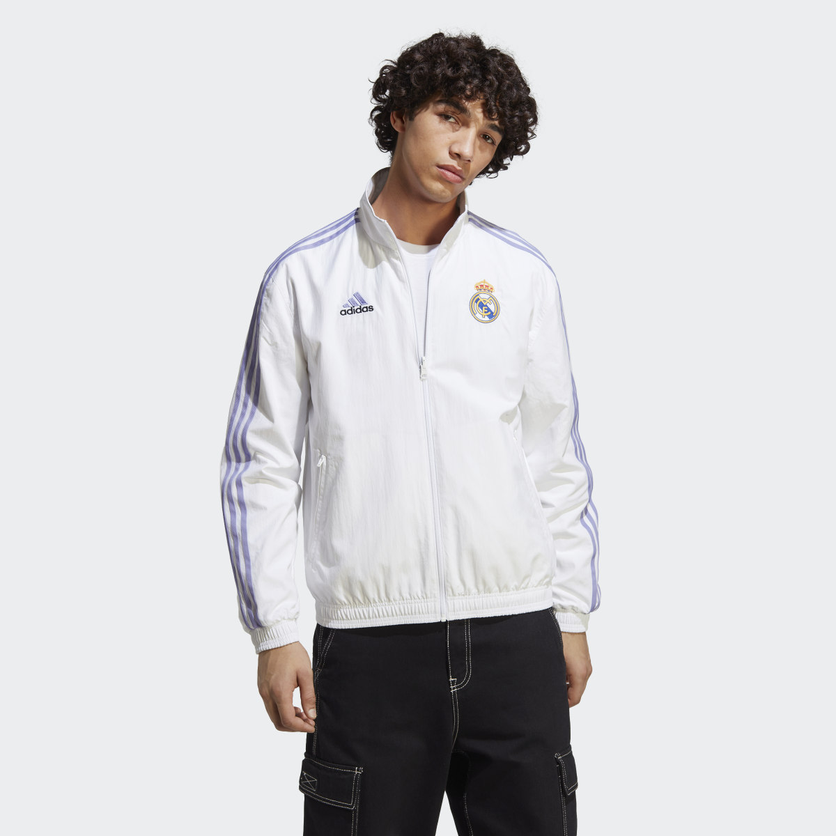 Adidas Chamarra Anthem Real Madrid. 4