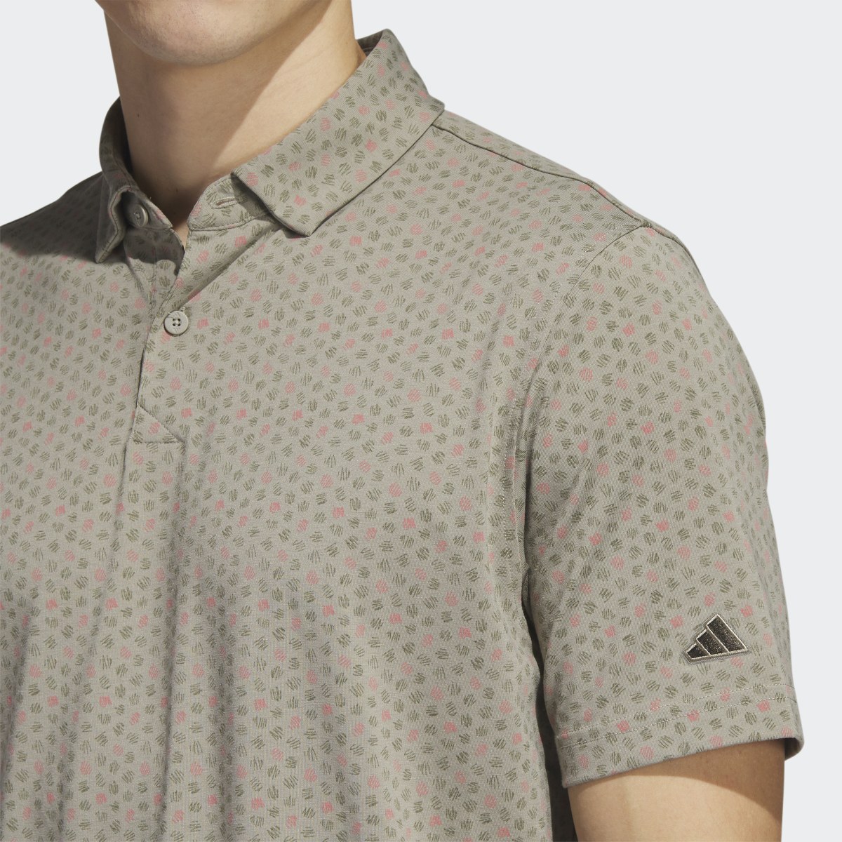 Adidas Go-To Print Golf Polo Shirt. 7