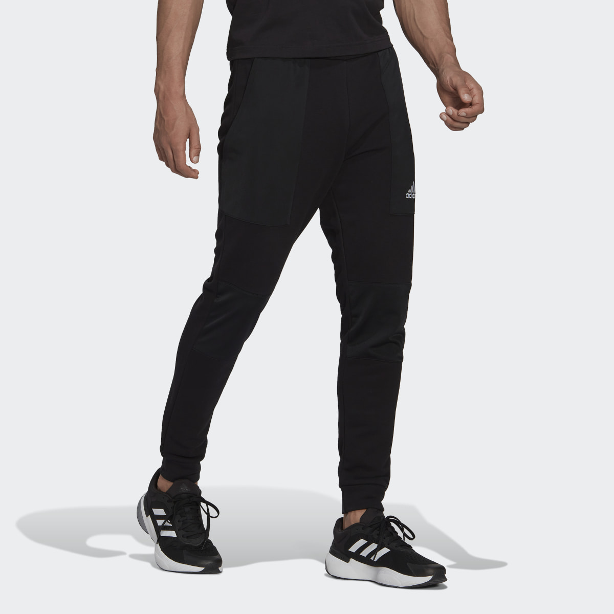 Adidas Essentials BrandLove French Terry Joggers. 4