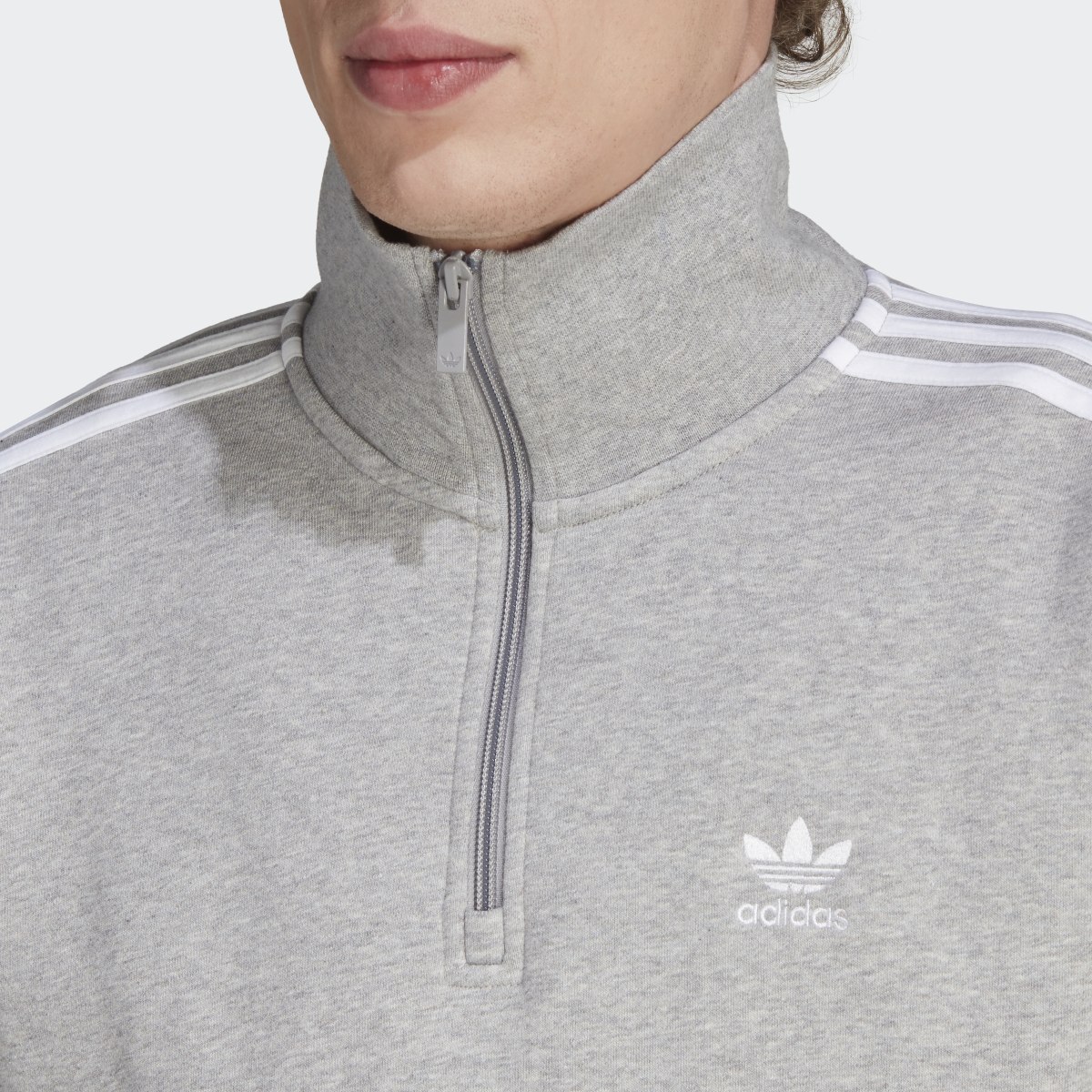 Adidas Adicolor Classics 3-Stripes Half-Zip Sweatshirt. 6