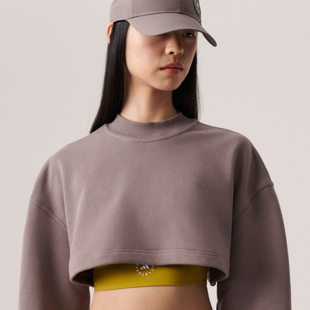 Adidas by Stella McCartney TrueCasuals Cropped Sweatshirt. 8