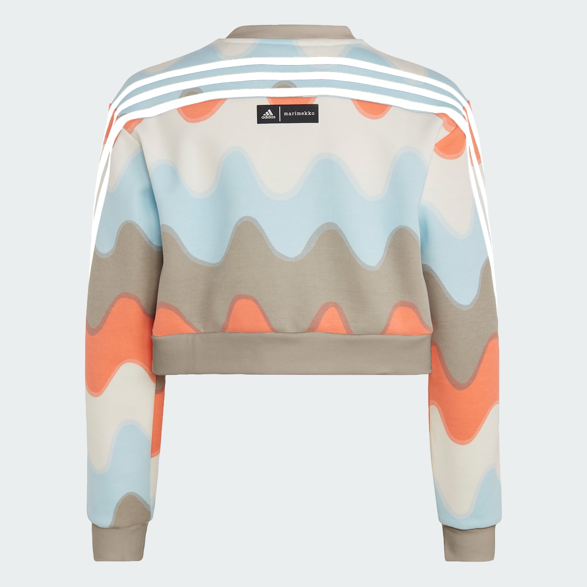 まゆこ Adidas x Marimekko Allover Print Cotton Sweatshirt - IC3661