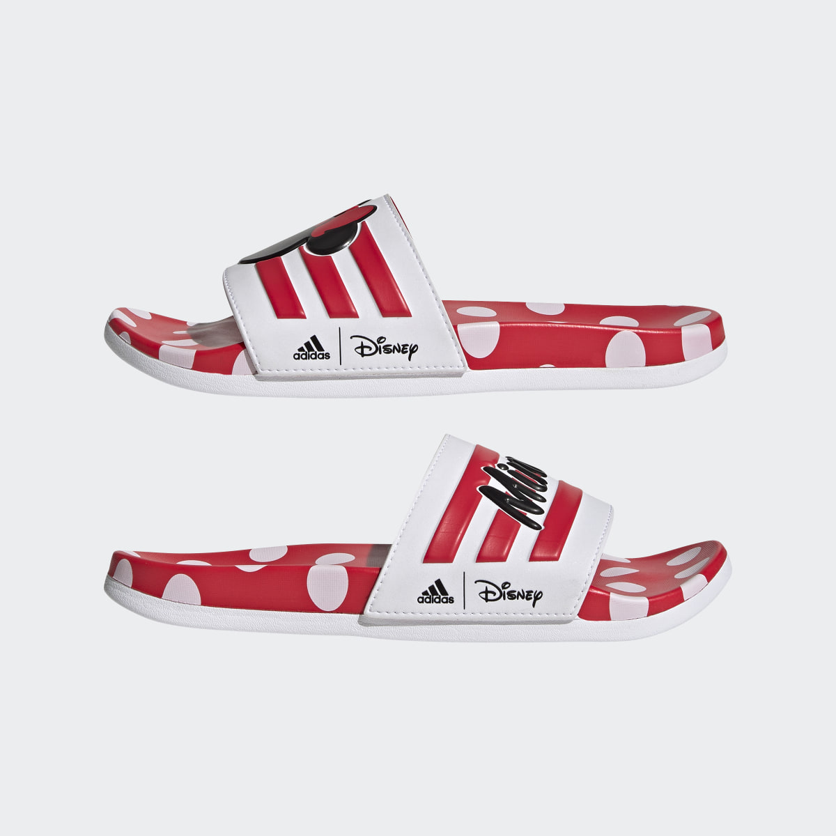 Adidas Adilette Comfort Minnie Mouse Slides. 13