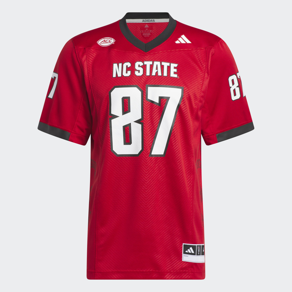 Adidas North Carolina State Football Off-Field Home Jersey. 5