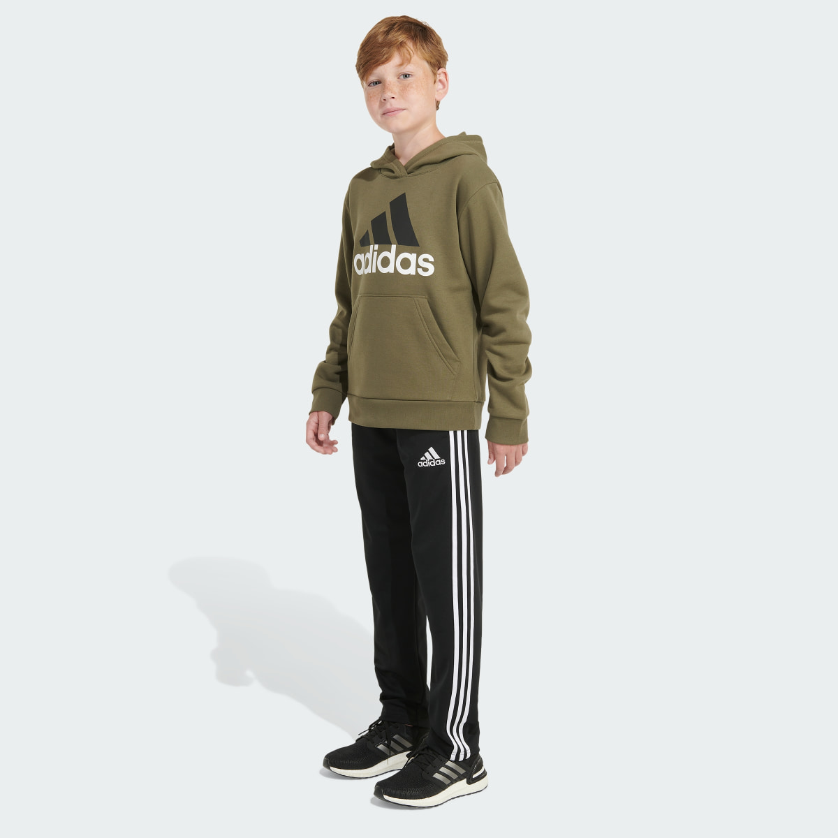 Adidas Long Sleeve Essential Fleece Hoodie. 5