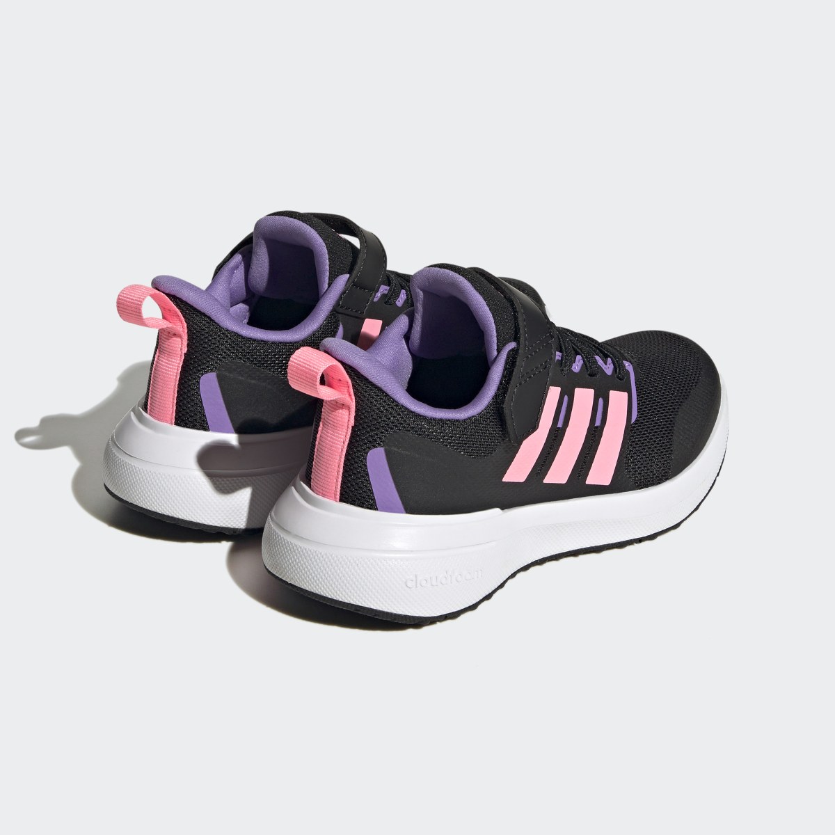 Adidas FortaRun 2.0 Cloudfoam Elastic Lace Top Strap Shoes. 6