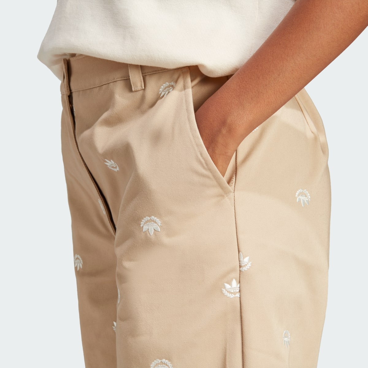 Adidas Allover Mini Crest Chino Pants. 6