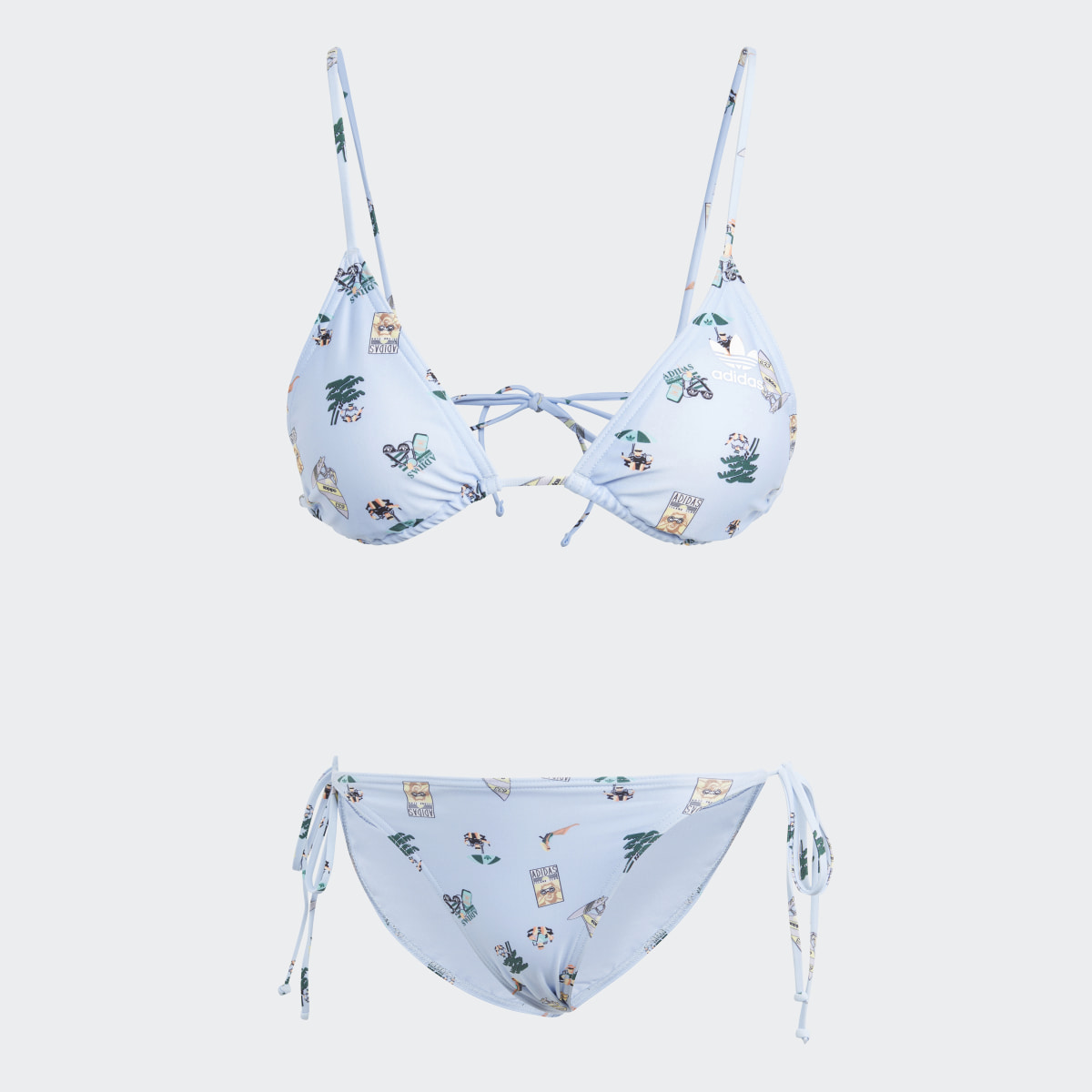 Adidas Originals Coney Island Cool Allover Print Bikini. 5