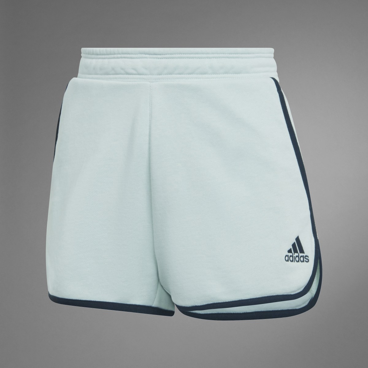 Adidas French Terry High-Rise Shorts. 10