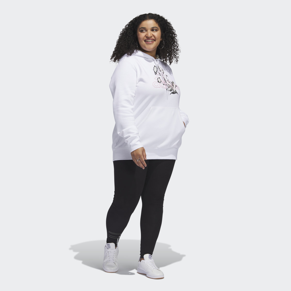 Adidas Bloom Hoodie (Plus Size). 4